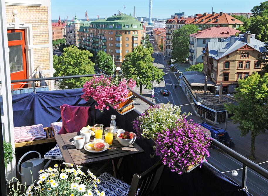 Un balcon cozy pour attendre l’hiver…