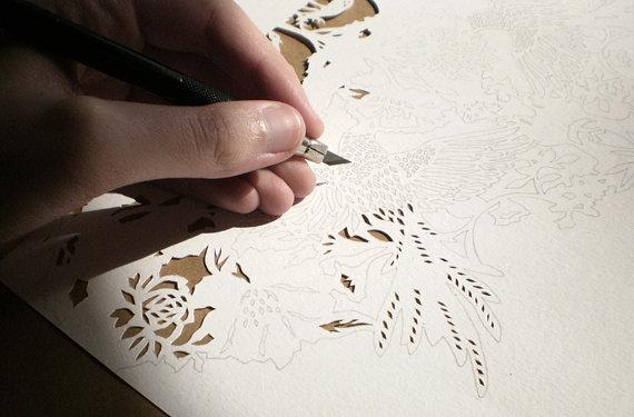 { Etsy Crush } Woodland Papercuts