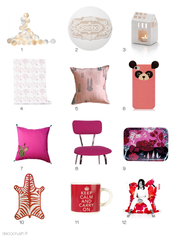 { Shopping } Color Block : Blanc, Rose et Rouge