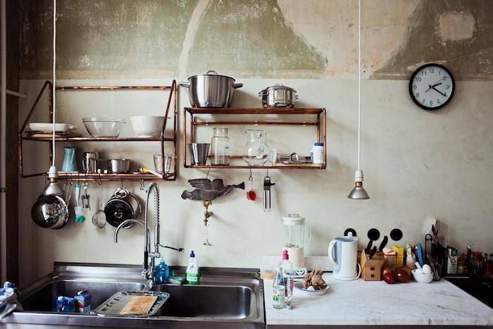 Détourner le cuivre dans la cuisine