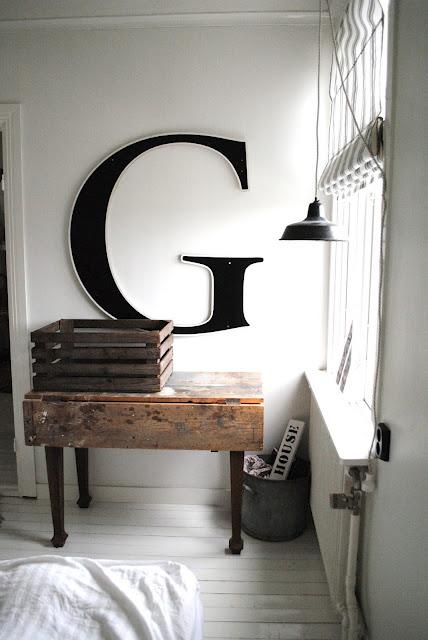 {Today I  ♥ } Les grandes lettres déco