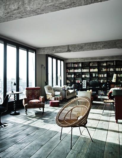 Un loft cosy, classique et moderne à Paris