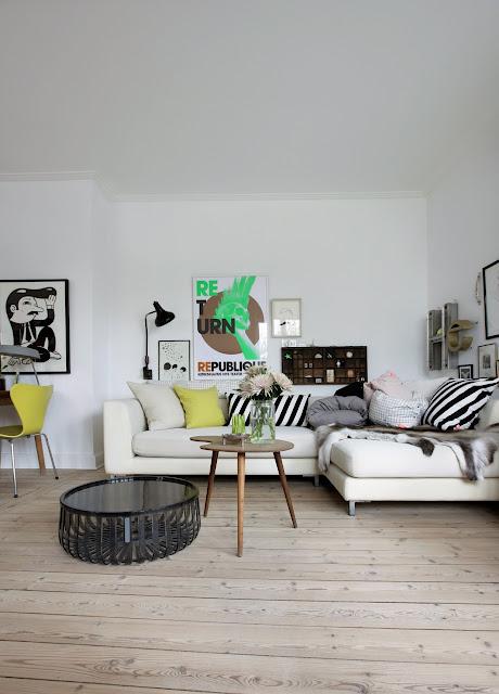 Visite privée: A colorful and retro home