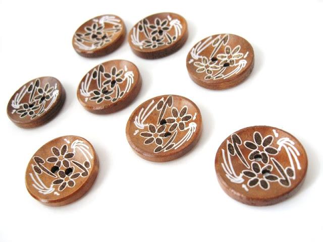 Boutons de bois:  une nouvelle collection dans la boutique en ligne