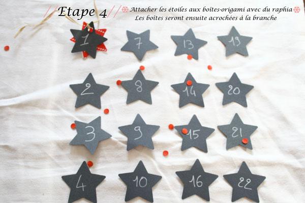 Etape-4 //DIYourself// Un calendrier de l’avent