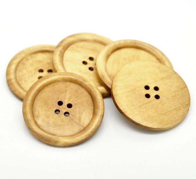 Nouvelle collection de boutons extra gros en bois