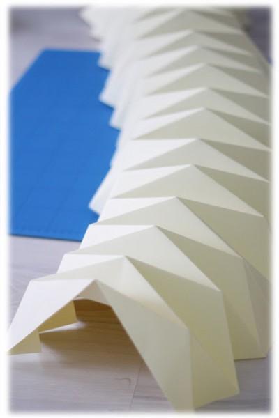 Origami-lamp-gevouwen