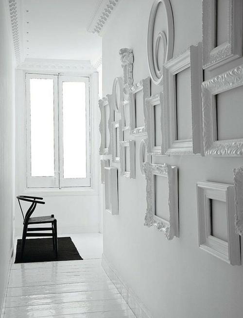 //Inspiration déco// Des cadres au mur Mur de cadres Silence on decore2