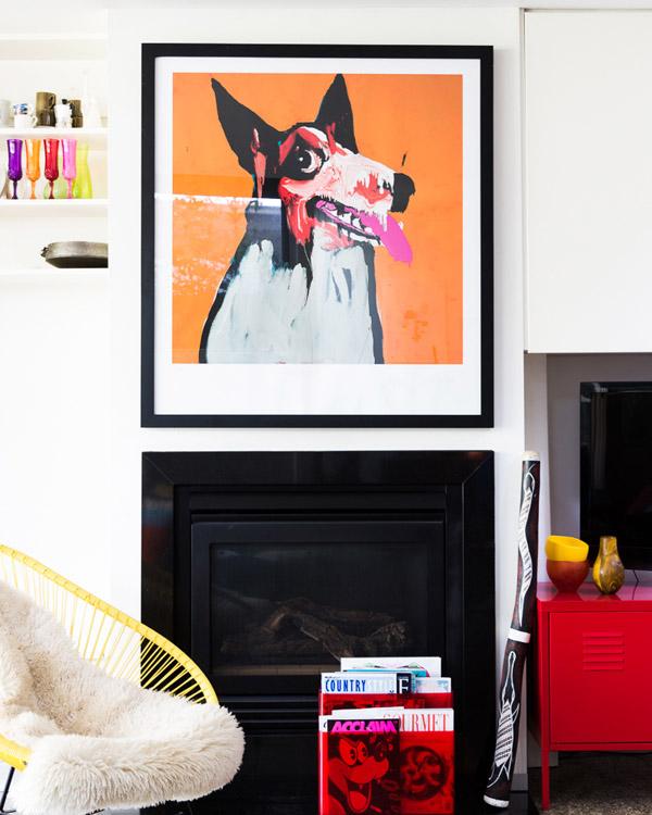 //Inspiration déco// Ambiance printanière à Melbourne Letitia_fireplace