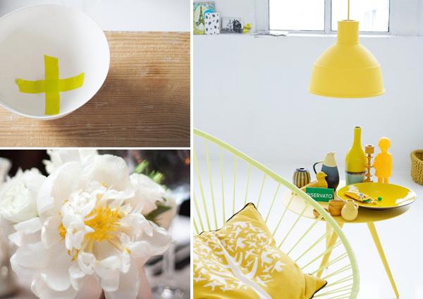 //Inspiration couleur// I need sunshine Silence on decore Yellow touch