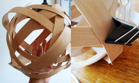 { DIY } Une suspension design en bois | www.decocrush.fr