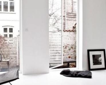 //Inspiration archi// Une maison de ville en Noir et Blanc