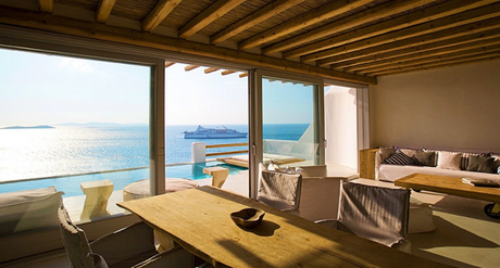 salon Hôtel Cavo-Tagoo Mykonos via Nat et nature Le plus bel hôtel de Mykonos ?