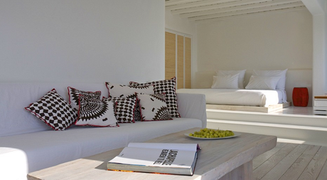 Terrasse Hôtel Cavo-Tagoo Mykonos via Nat et nature Le plus bel hôtel de Mykonos ?