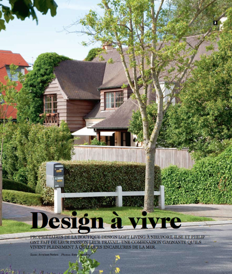 Cottage à l'extérieur, design à l'intérieur