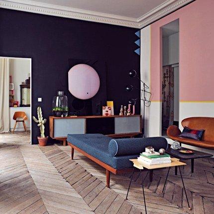 Tendance déco : le retour de la déco colorée des années 50 ! 7da4c113b92salon