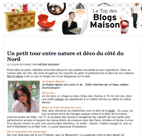 Nat et nature sur Côté Maison !