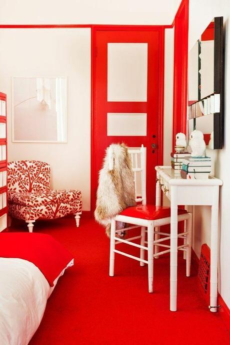 Couleurs: le rouge en grande dose