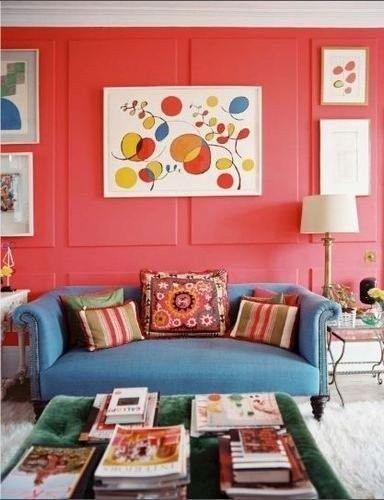 Couleurs: le rouge en grande dose