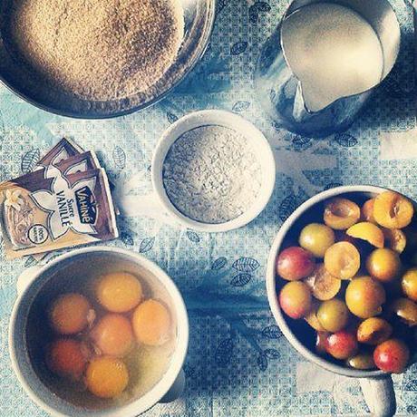 Mon clafoutis aux mirabelles