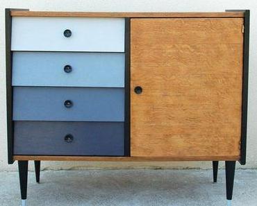 Une commode ombrée - ma dernière création.