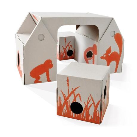 { Today I ♥ } Les bureaux d'enfants en carton design et pas cher - bo buro de kidsronroof sur smallable | www.decocrush.fr