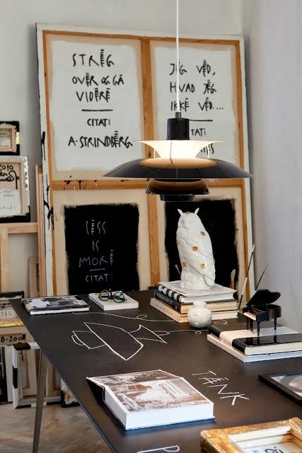 Les lampes Louis Poulsen shootées chez Tenka Gammelgaard