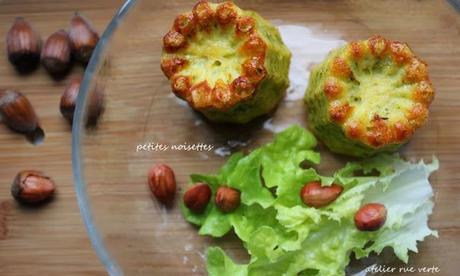 Cannelés au brocoli /Photos Atelier rue verte