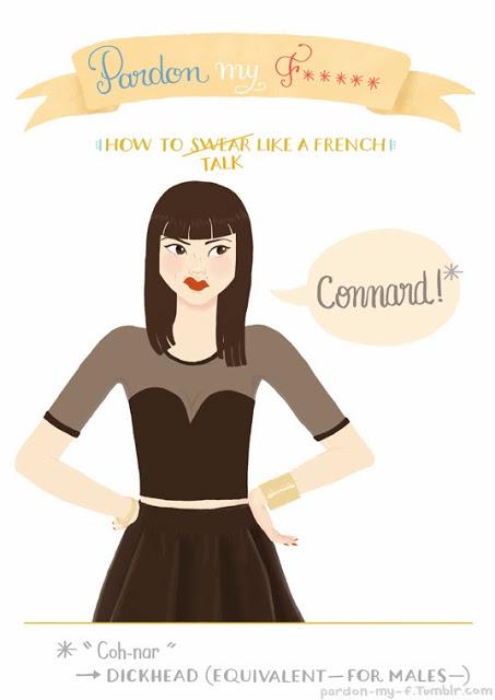 Apprendre* les jurons français à l'aide d'illustrations (*aux anglophones)