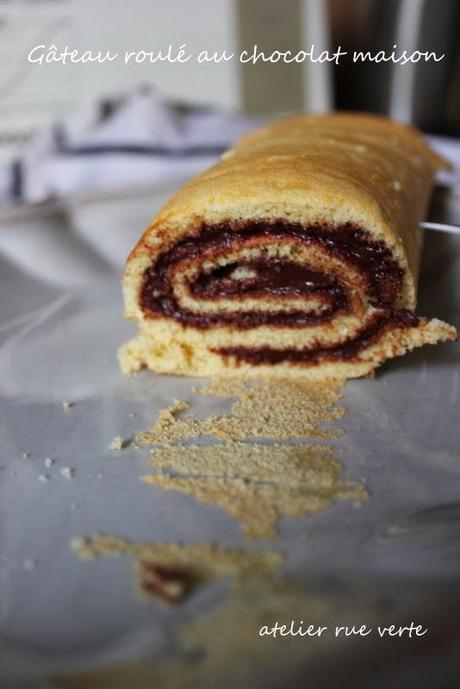 Roulé au chocolat maison