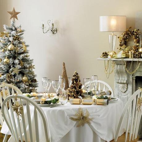 Inspiration dorée pour un joli Noël magique... | www.decocrush.fr