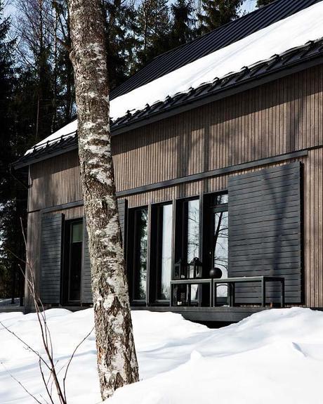 Visite déco : Une cabane au confort moderne dans la forêt