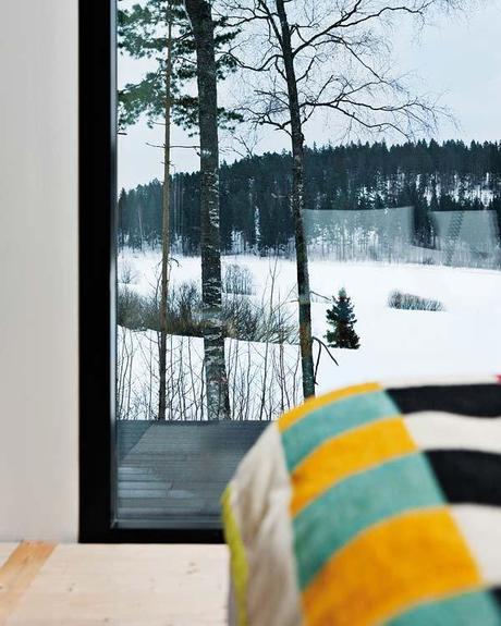 Visite déco : Une cabane au confort moderne dans la forêt