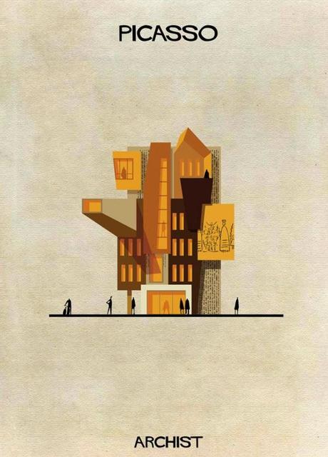 Architecture / A quoi ressemblerait une maison créee par Dali, Mondrian ...?