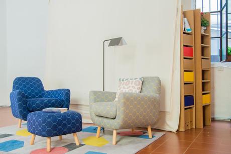 Fauteuils et repose pied Jonah