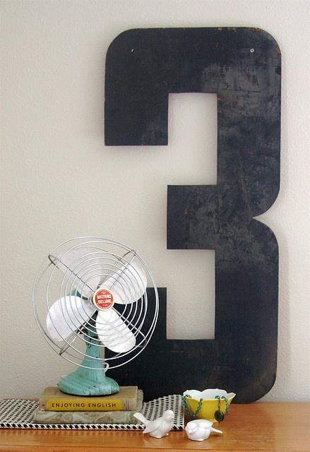 Chifrres dans la deco