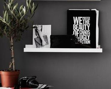 Une touche végétale et stylé dans une déco en noir et blanc // Simplicité et beauté //