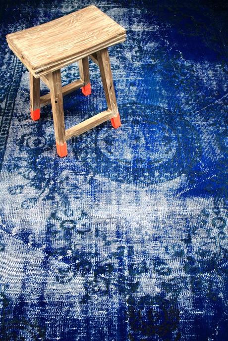 Indigo et denim dans la deco