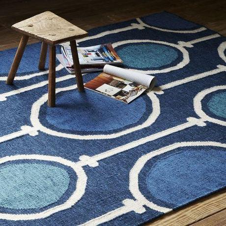 Indigo et denim dans la deco