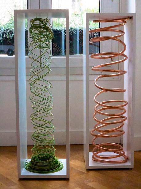 Déco tube de cuivre Leroy merlin via Nat et nature Et si... cet appartement en cachait un autre ?