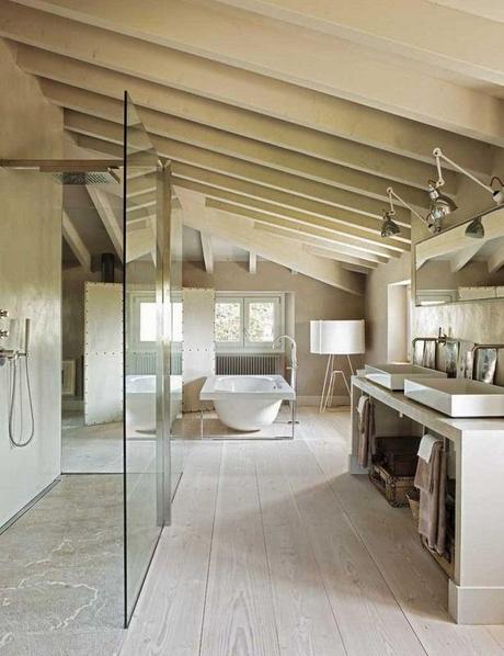 Challenge : les combles Décor Combles Baignoires
