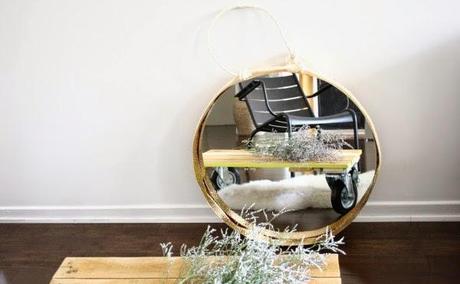 DIY / Un miroir rond by Silence on décore  /