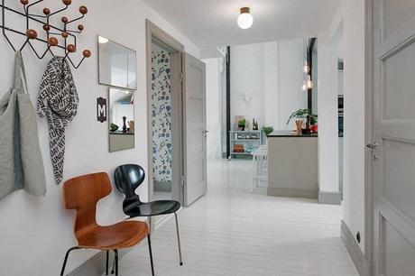 | Inspiration déco | Un intérieur scandinave en gris et blanc Attic-Renovation-on-Olivedalsgatan-06-850x567