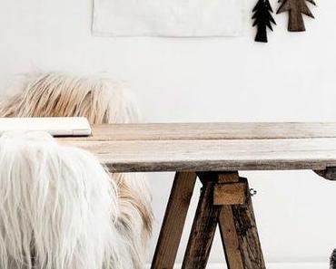 Inspirations du lundi// Déco automnale avec une impression peau de mouton