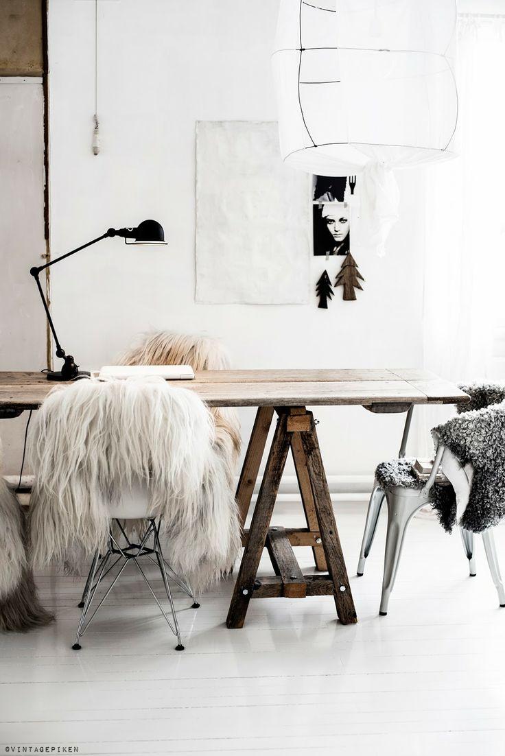 DECOuvrir-sheepskin rug