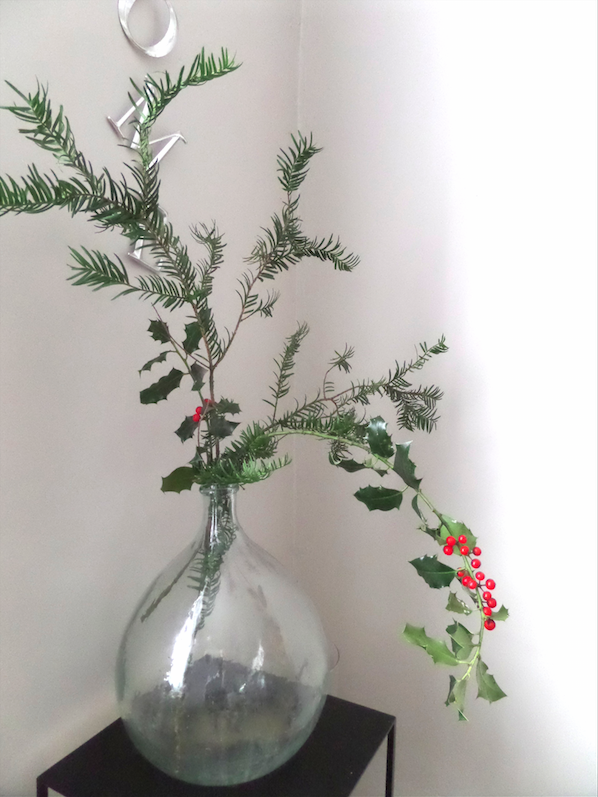 My home : green winter decoration