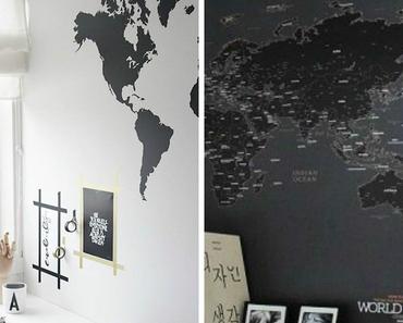 Une Mappemonde dans votre déco