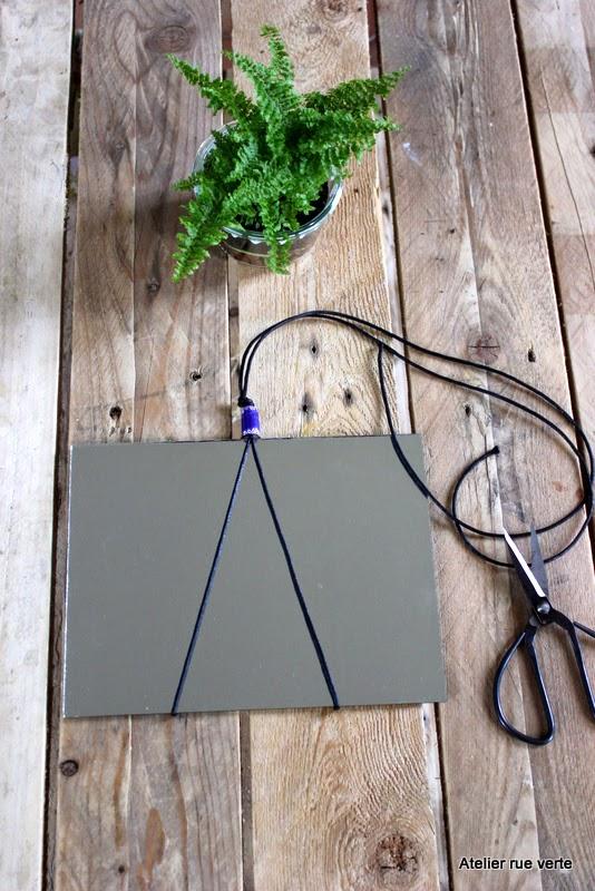 DIY / Mon petit miroir ... minimaliste /