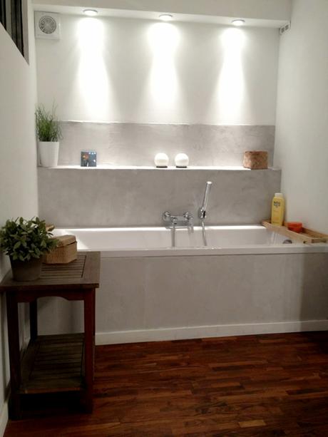 Visite déco : Une jolie petite maison rénovée dans le sud de la France renovation_maison_salle_de_bain