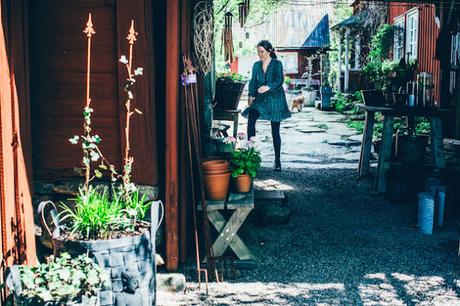 Suède / La maison d'une fleuriste /